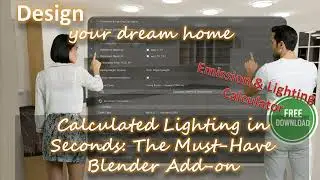Calculated Lighting in Seconds: The Must-Have Blender Add-on #blender #blenderlighting