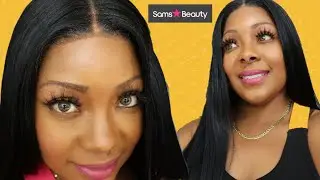 THE STYLIST HUMAN HAIR LACE FRONTAL WIG ATHENA | FT. SAMS BEAUTY | BEAUTIEBYMARK