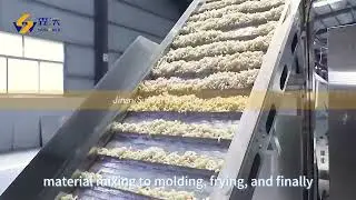 Cereal Powder #Snack #Food Production Line Fryum Manufacturing #Plant Macaroni Processing #Equipment