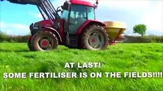AT LAST! SOME FERTILISER IS ON THE FIELDS