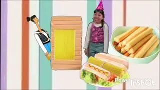 The Hotdog Girls Shows Making A Tall Spaghetti Show To.Two,Too Sssssssso Cool & Ssssssssssso Fun Too