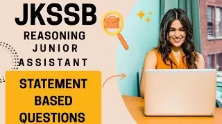 Statement Based Questions 😱 | Reasoning Bilkul Easy | Exam Trick 🔥 #jkssb #ssc#faa #reasoning