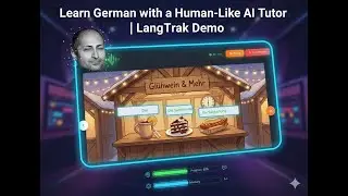 Learn German with a Human-Like AI Tutor | LangTrak Demo