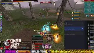 #KO4FUN 🏆  TheMagicaLOne / Çekiliş & Mage PK 🔥 Genesis 🔥 #Knight Online PVP #Canlı Yayın