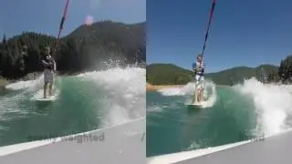 wakesurf testing + suck gate