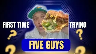 Trying Five Guys for the FIRST Time! 🍔😱 Was It Worth the Hype?