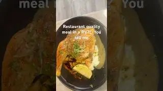 1st cooking video is up &bull; smoked chicken &bull; roasted roots &bull; pan jus #rvlifestyle #rvlife #foodie 🍗🥕