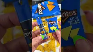 Doritos Cool Ranch Lip Balm Satisfying Video ASMR! #shorts #asmr