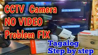 Paano mag ayus ng CCTV Camera / No Video Problem HikVison