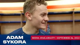 New York Rangers: Adam Sykora Media Availability | Sept. 26, 2022