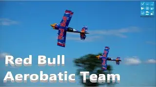 Red Bull Aerobatic Team Sebastian Fuchs und dem Stadler