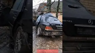 Mercedes-Benz W140 600SEL V12 Accident &ndash; Tree vs. Beast!