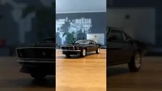 Unboxing 1969 Ford Mustang BOSS 429 by WELLY  #unboxing #mustang #1969mustang #asmr #diecast #welly
