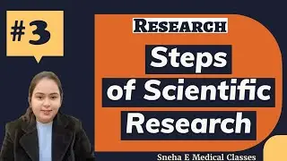 Steps of Scientific Research !! Hindi !!