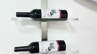 Acrylic Wall Mounted Wine Rack