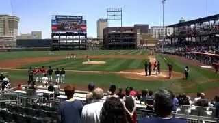 El Paso Chihuahuas Baseball Stadium Game Entrance and Opening Ceremony (Google Glass)