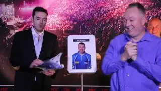Darts Gameshow - Play your cards Peter Wright with Rod Studd