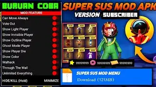 Donwload!! Super Sus Mod Apk Menu Terbaru 2026 |Unlimited Money &Unlock Skin