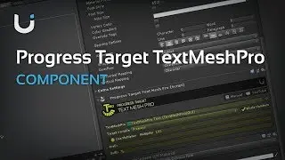 Progress Target TextMeshPro - Component -  DoozyUI - UI Management System for Unity