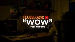 Post Malone - Wow (slowed + reverb)