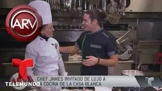 Chef James invitado de lujo a cocina de la Casa Blanca | Al Rojo Vivo | Telemundo