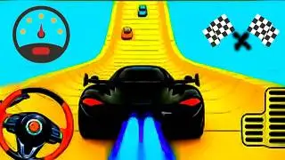 mpossible Crazy Cars Mega Ramp |Extreme Car Stunts Racing Driver Master Simulator Gameplay #racing