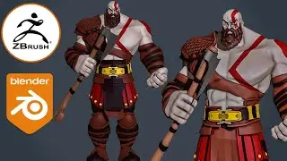 Sculpting Stylized Character Kratos In Zbrush-Center Pivot