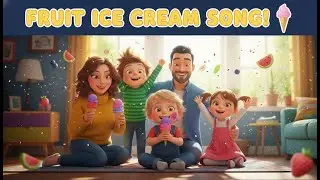 🍦 Песенка про фруктовое мороженое. Веселая семейная песенка для детей: черника, клубника, арбуз 🍓🫐🍉