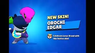 Brawl Stars OROCHI EDGAR Unlocking Animation