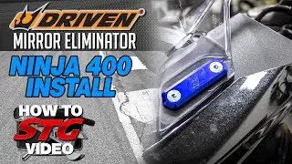 Driven 2018-2023 Kawasaki Ninja 400 Mirror Eliminators Install | Sportbiketrackgear.com