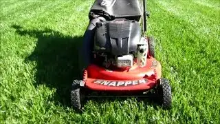 Snapper Lawn Mower Model P216012 First Start of the Year - April 25, 2014