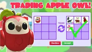 Trading Apple Owl! Fruit Owl Update | Roblox Adopt Me Trades | Riivv3r
