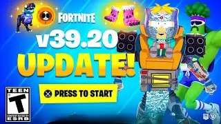 FORTNITE SOUTH PARK UPDATE OUT RIGHT NOW!! NEW FREE BATTLE PASS, MAP, SKINS & MORE! (LIVE)