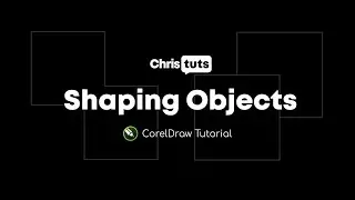 Using Shaping Tool in CorelDraw