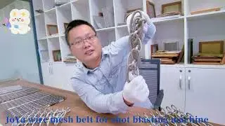 Manganese steel mesh belts for shot blast machine