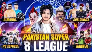 PAK SUPER 8 LEAGUE S1 🔥 | DAY 1 MATCHES FT. AG,OBSIDIAN,P9,YOTOKILLER,BAN 😱 | PRESENTED BY RAJU BHAI