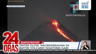 Crater glow, naobserbahan sa Mayon Volcano ngayong gabi | 24 Oras