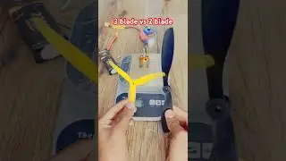 3 Blade vs 2 Blade Propeller Thrust test with |1000kv motor #shorts