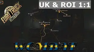 ETS2 1.31 &mdash; Карта Великобритании и Республики Ирландия в масштабе 1:1