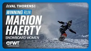 Marion Haerty Snowboard Women Winning Run I 2025 Val Thorens Pro