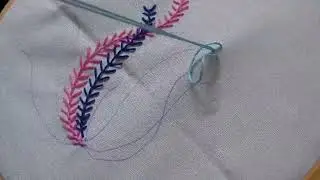 Learn how to do the Fly Stitch Embroidery? How to do the Fly Stitch? Fly stitch step by step?