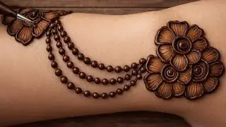 Very Easy Very Simple Arabic Mehndi Design New||Stylish Front Hand Mehndi Design||Mehndi