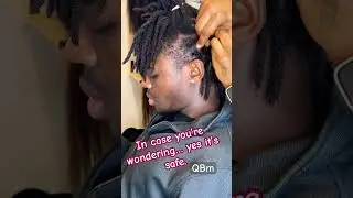 Protective style for locs #hairstylist #trendingshorts #tutorial #hairstyle #dreadlocks  #locstyles
