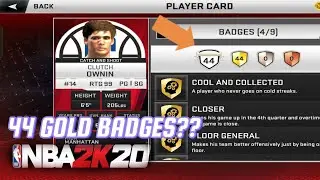 44 Gold Badges | Nba 2k20 Mobile JD Mod Menu | Clutch Onin 2k20