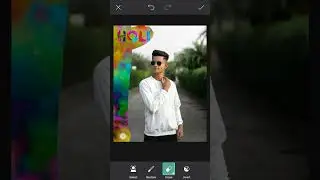 Happy Holi photo Editing 2023 ll PicsArt Holi photo editing ll #shortvideo #shorts #editing #holi