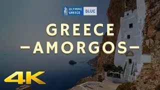 Greece 4K | AMORGOS | Scenic Relaxation Drone Film with Calming Music