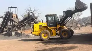 STONES MINING JCB WHEEL LOADED WORKING VIDEO #viral #jcbloader #loader #loading #viralvideo #stons 