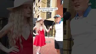 LOOKING FOR SUGAR BABIES 🤑 More info on the link in the description! #sugarbaby #streetinterview