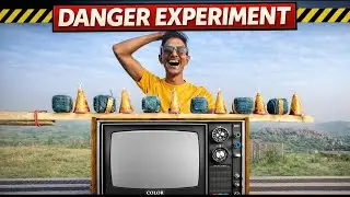 LED TV Par Anar Rakha Aur Phir&hellip; 😱 | Dangerous Experiment