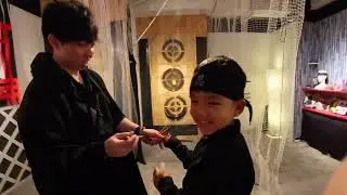 Ninja Experience Cafe Harajuku Tokyo 🥷🇯🇵|  Nirvan Gurung Ninja Training in Japan |